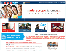 Tablet Screenshot of intereuropa.es
